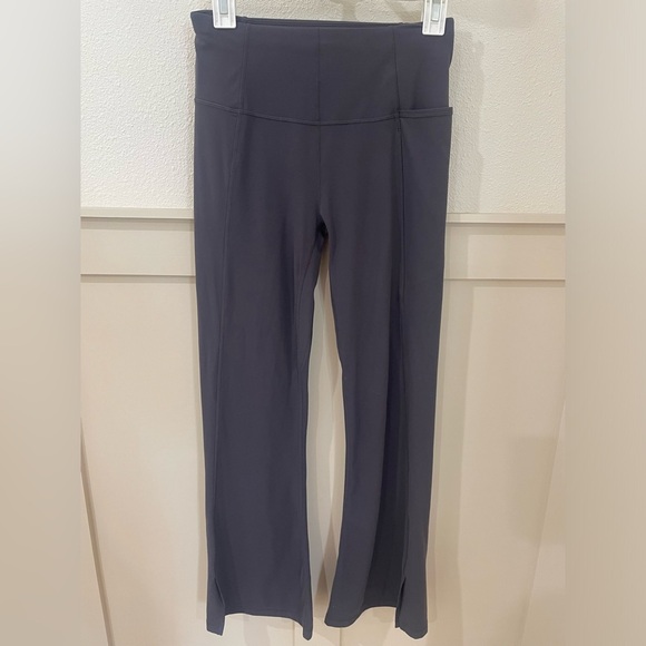 Sweaty Betty Super Soft Flare Yoga Pants Purple Grey Size 8 - Picture 4 of 12